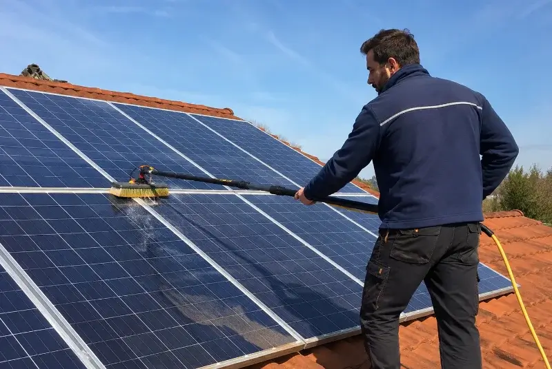 Nettoyage et entretien de panneaux solaires à Ménigoute